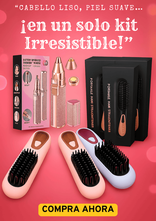 SMOOTHLUXE KIT 💎 CABELLO LISO Y PIEL SUAVE AL INSTANTE ✨